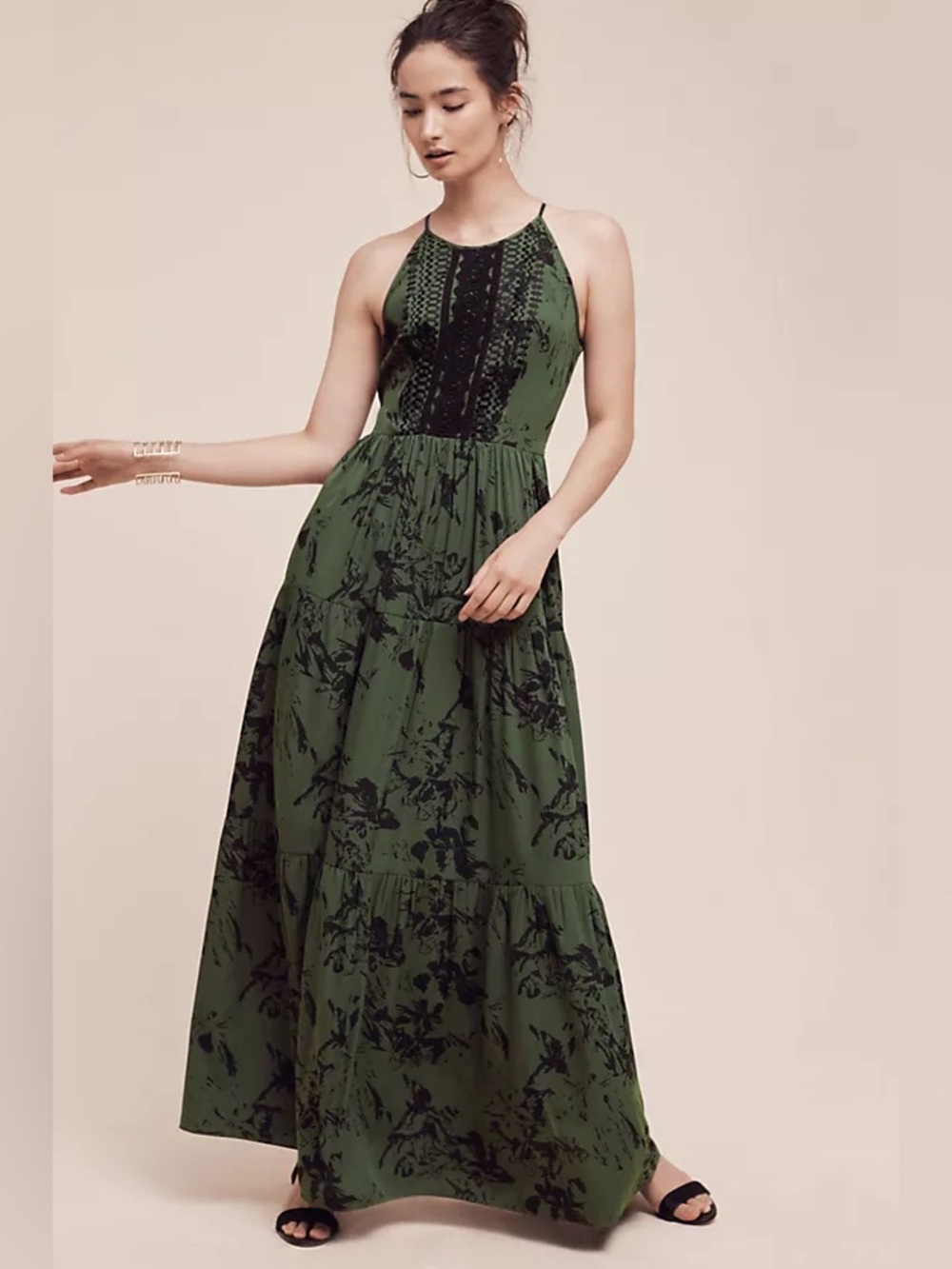 Anthropologie Ranna Gill Herbaliste Maxi Dress